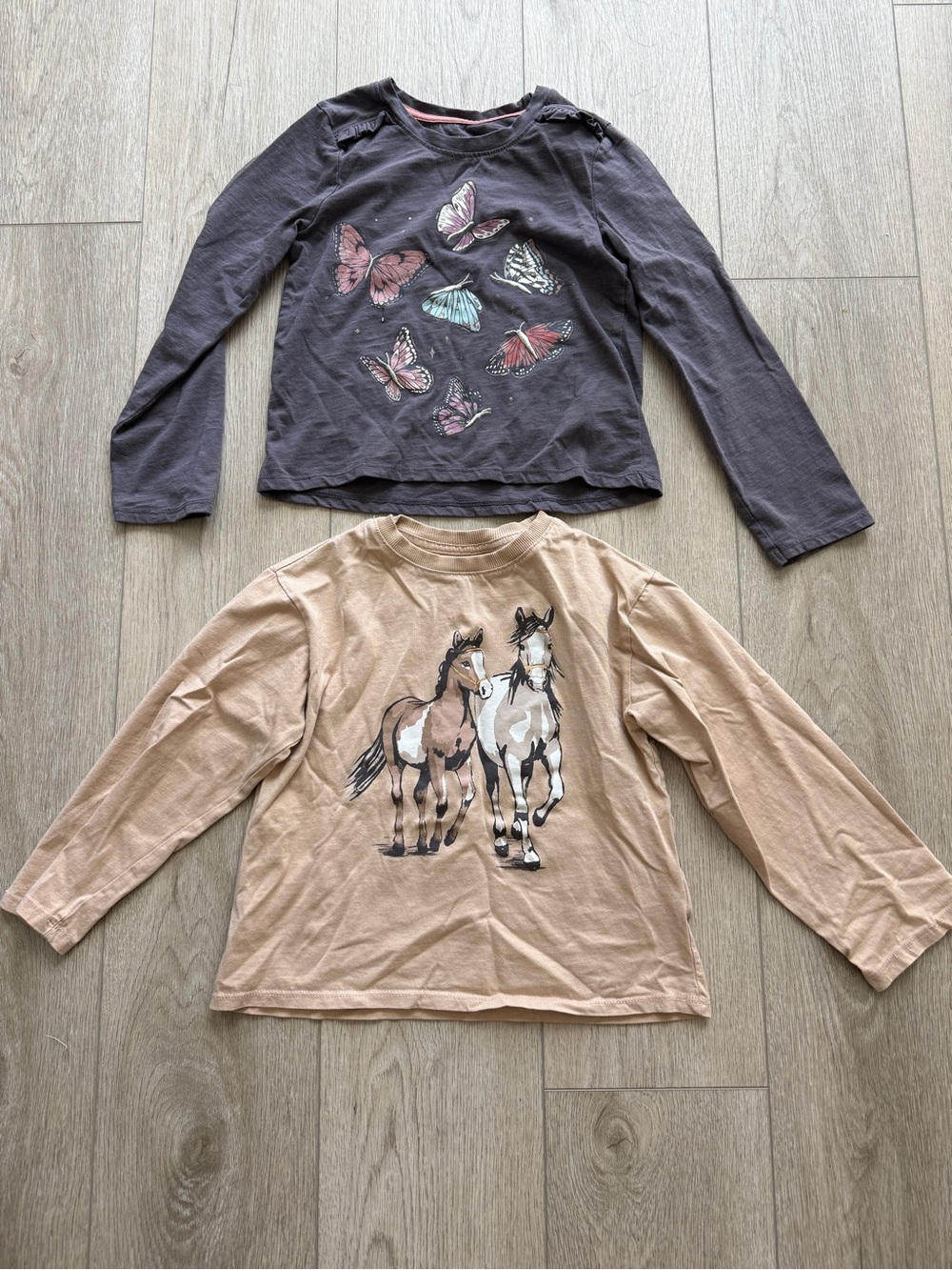 Girls Long Sleeve Graphic Shirt Bundle